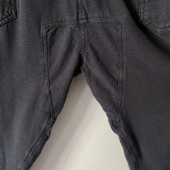 Free People Bay To Breakers Pants Size S Black Barrel Harem Baggy Cargo - Picture 7 of 16